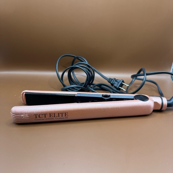 TCT Elite Flat Iron Hair Straightener HST061CG Titanium Ceramic Tourmaline - Picture 6 of 6
